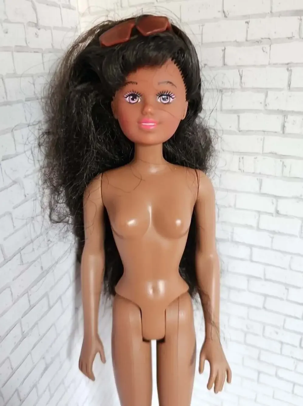 Vintage 1989 Hasbro Sun Splash Maxie Simone #8213 Rare Brunette Fashion Doll